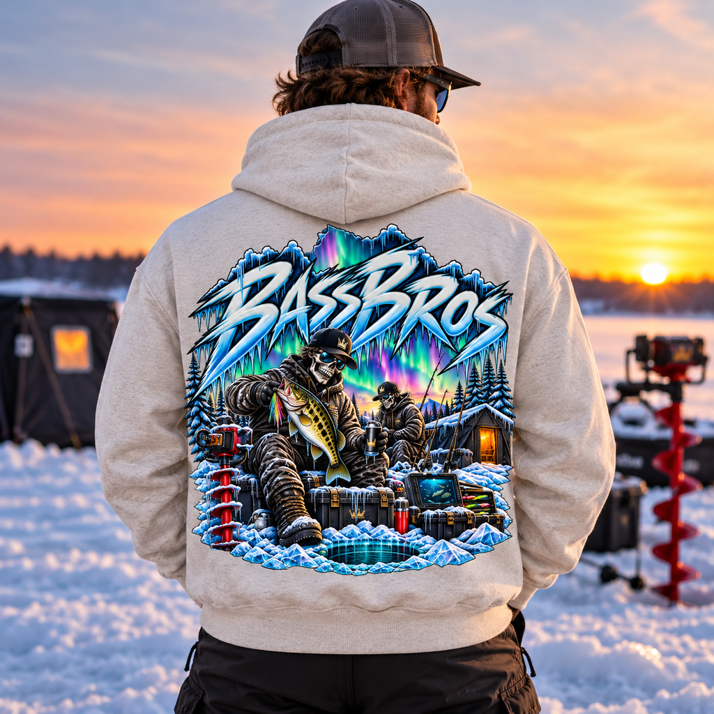 Ice fishing Warm Hoodie